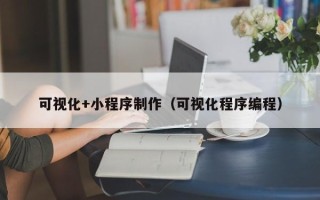 杞县可视化+小程序制作（可视化程序编程）